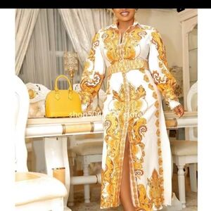 Bohemian Vacation Style Women's Long Dress